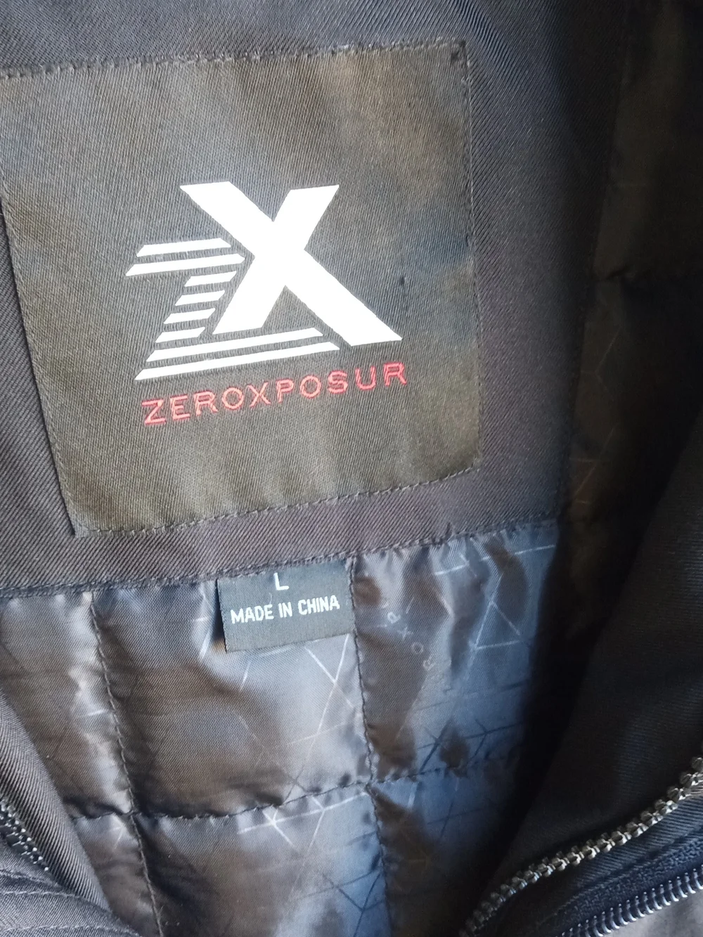 ZeroXposur Black Men's Hooded Windbreaker Jacket